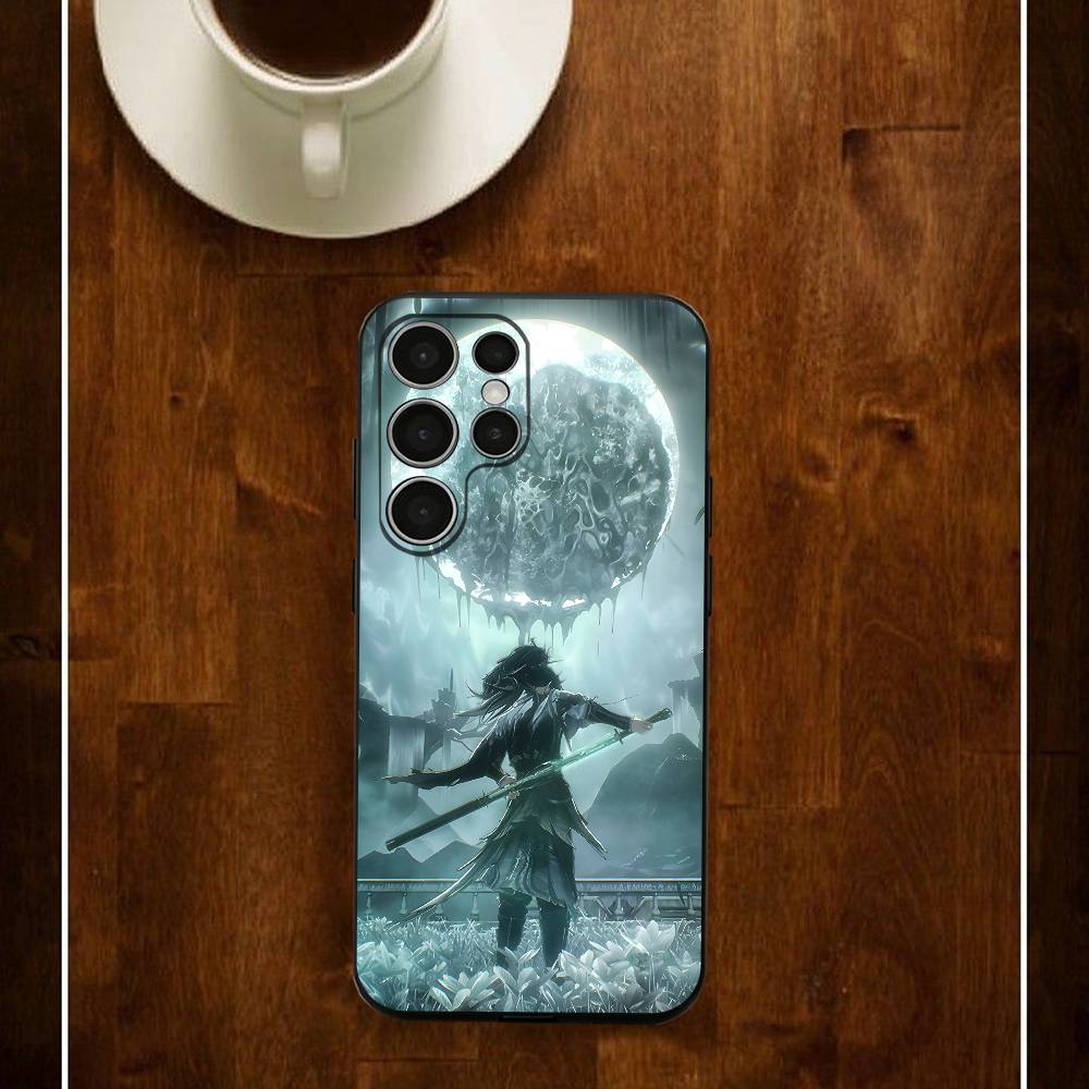 Игровой чехол для телефона Wu Wa Qiu Yuan для Samsung S24 25 23 22 21 20 Plus Ultra 5G Lite Ударопрочный чехол