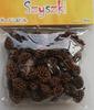 Mini Natural Decorative Cones 30G