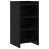 Sideboard Black Oak 40 x 36 x 80 cm Engineered Wood