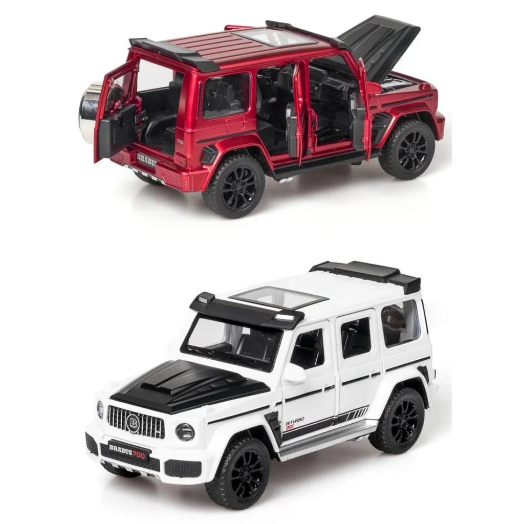 1/32 BENZ G700 Alloy Car Model Simulation Toy Diecast Vehicles Off-road SUV with Sound N Light Collectible Kids' Gift 111