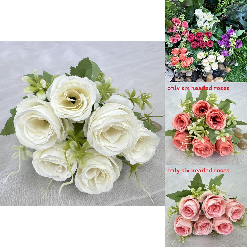 Elegant Rose Faux Blossom For Wedding And Party Decor With Silk Craft For Photography And Home Enhancement