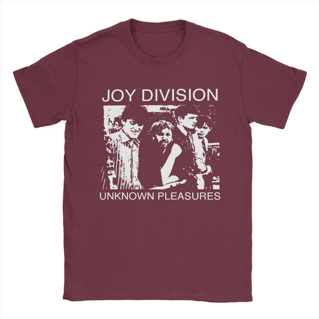 Men Women Joy Division Rock Music T Shirts Unknown Pleasures Pure Cotton Clothing Casual Short Sleeve O Neck Tees Summer T-Shirt