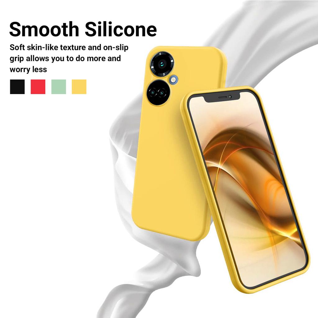 Жидкий силиконовый чехол для телефона для TECNO Camon 19 4G/19 Pro 4G/5G, Защитная крышка с мягкой подкладкой