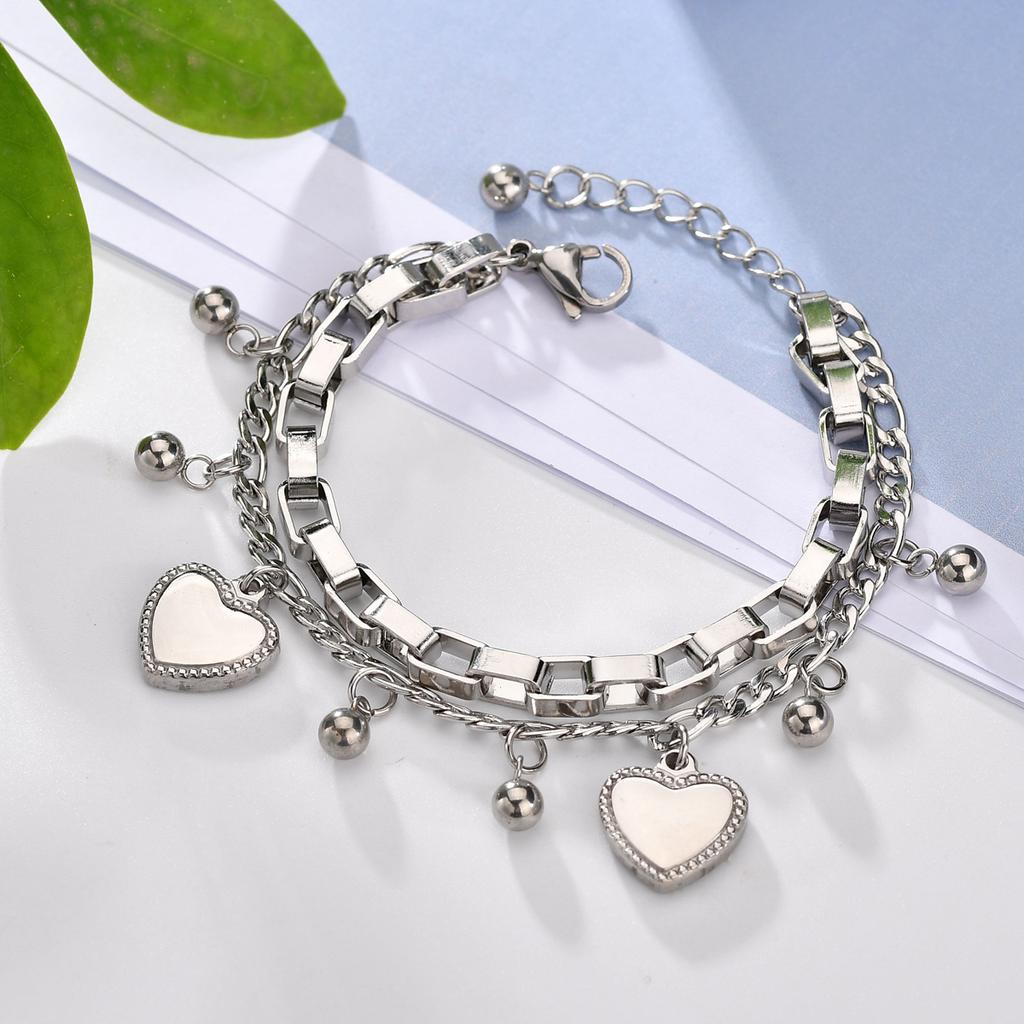 Atoztide гравировка имени браслет для женщин сердце из нержавеющей стали на заказ цепочка с буквами золотого цвета браслет ювелирные изделия на день рождения