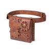 Steampunk Waist Bag Fanny Pack PU Leather Fashion Gothic Belt Bag Messenger Bags Travel Hiking Sport Pouch