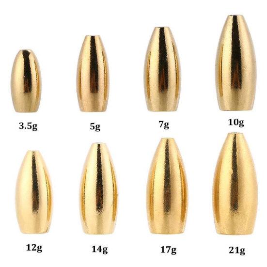 5 шт. пуля, медное свинцовое грузило, весы для рыбы, слайдер, приманка, инструмент для ловли рыбы