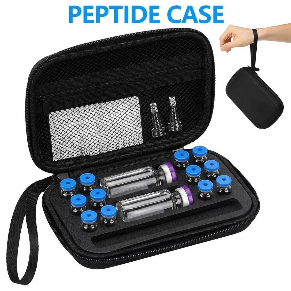 EVA Safe Insulin Vials Storage Box with Precut Foam Slot Insulin Vial Case For Fridge 3ml and 30ml