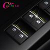 Color My Life 7Pcs/Set Car Windows Control Panel Knob Sequins Trim Sticker Fit for Lexus CT200H ES300H 2010 -