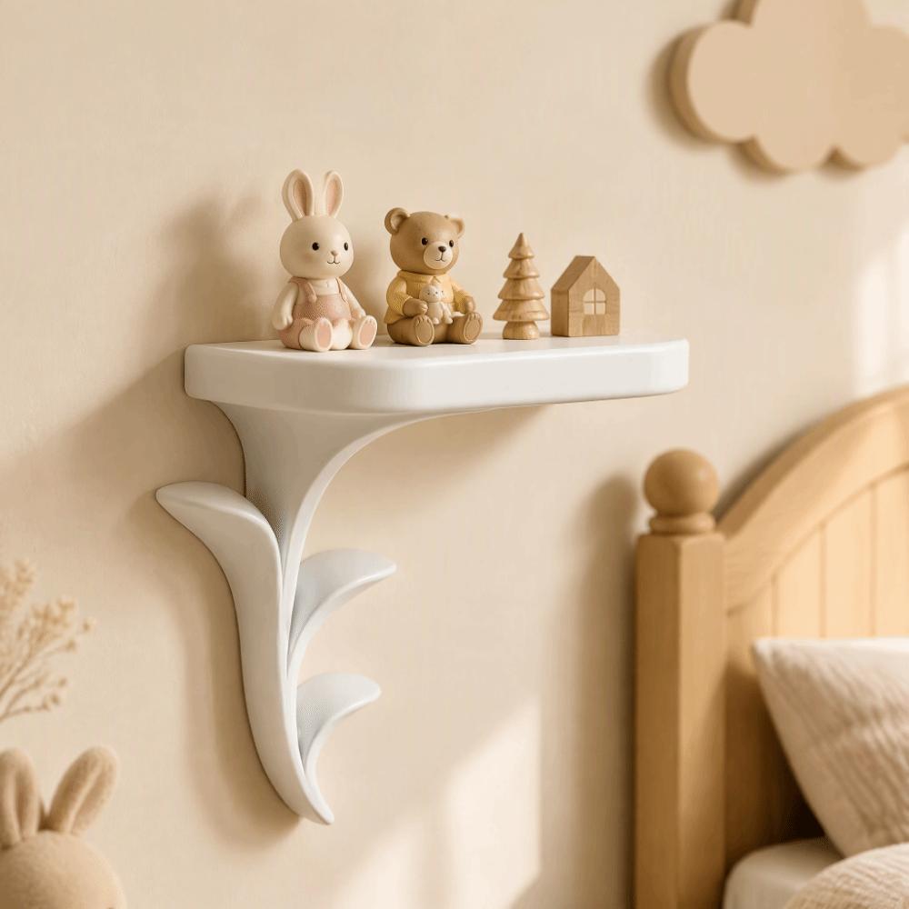 Plant Style Wall Bracket 3D Print Wall Display New Wall Floating Shelf Home Wall Decor