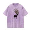 Crew Neck Daily Casual Crewneck Washed Tshirts Thanksgiving Day Casual Tops  Tees Special Pure Cotton Washed Tshirts Man