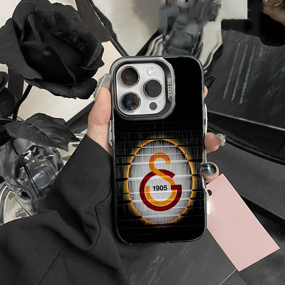 Классический чехол для телефона Galatasaray S-SK1905 для iPhone 16 17 15 14 12 13 Pro Max Черный цвет Ударопрочная крышка
