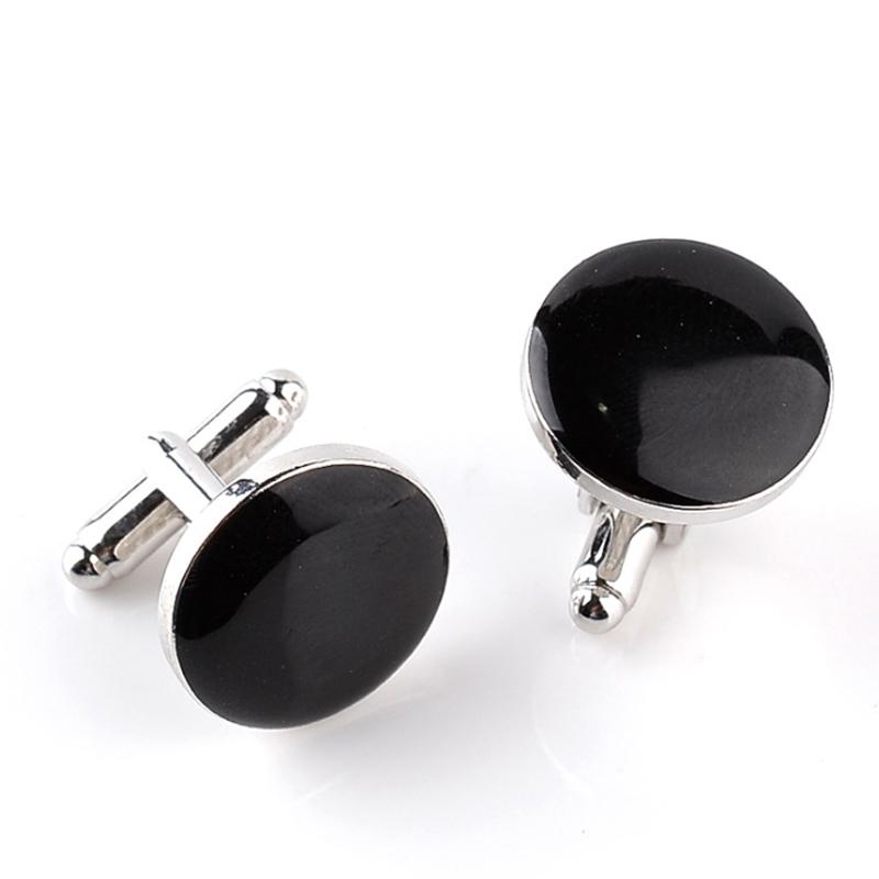 1 Pair Cuff Button Men's Fashion Jewelry Party Decor Alloy Business Shirt Cufflinks Wedding