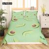 Комплект постельного белья с изображением авокадо для детей Комплект постельного белья Kawaii Милые фрукты Покрывало для одеяла Твин Размер Тропический ботанический мультяшный пододеяльник