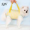 Collapsible Pet Travel Tote Crossbody Carrier, Dog Carrier Sling with Four Leg Holes, Breathable for Small Dogs Adjustable Strap Cats