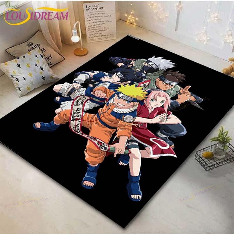 Напольный коврик с принтом аниме Наруто Коврики для гостиной Спальня Прикроватный ковер на эркер