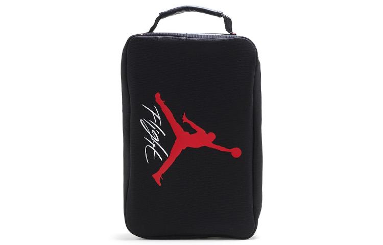 Jordan Polyurethane Shoe Box Bag, Handbag Regular Unisex Black 9B0388-KG5