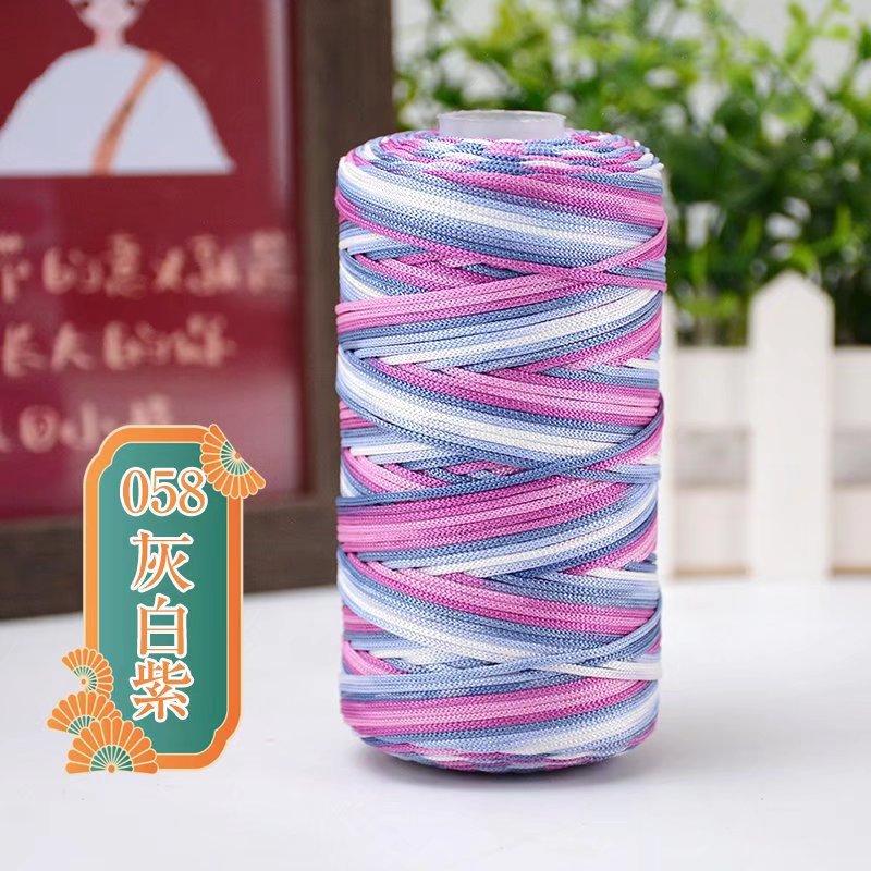 Mercerized Ice Hemp Thread 100G Shaft Medium And Thin Hollow Thread Sun Hat Shoes Crochet Hand-Woven Thread Full Free Shipping