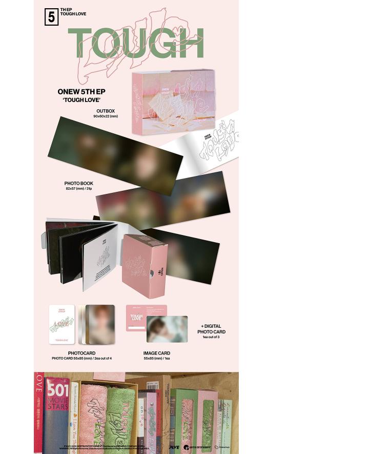 [предзаказ] ONEW – 5-й мини-альбом “TOUGH LOVE” (POCKETBOOK Вер.)