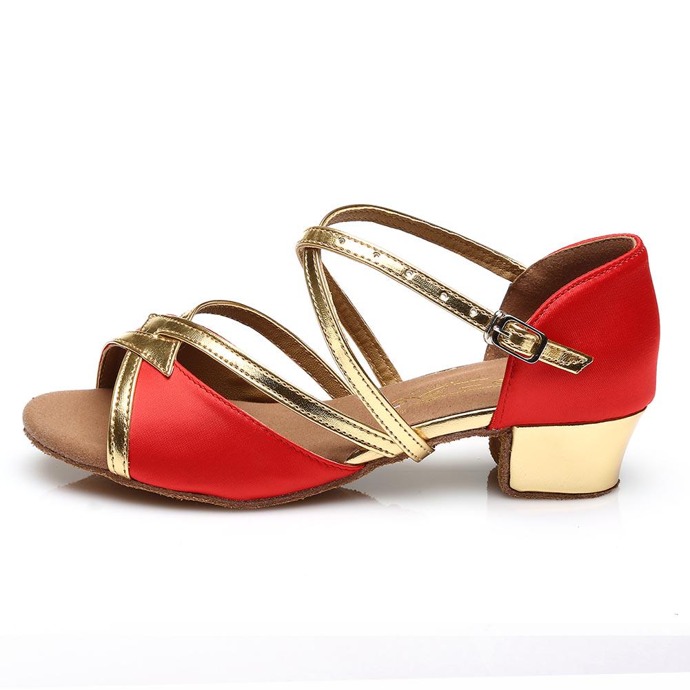 Женские туфли для танцев, на низком каблуке