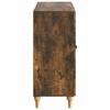 Sideboard Smoked Oak 89 x 34.5 x 80 cm Wood Based Panel