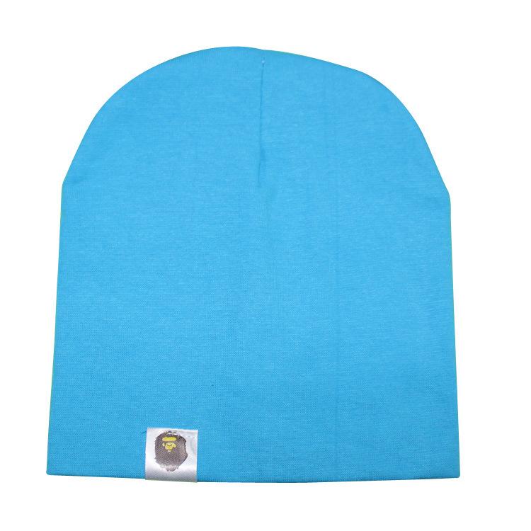 Новая детская уличная танцевальная хип-хоп шапка хлопковая шапочка весна осень малыша шапка для мальчиков и девочек зимняя теплая однотонная полосатая детская шапка