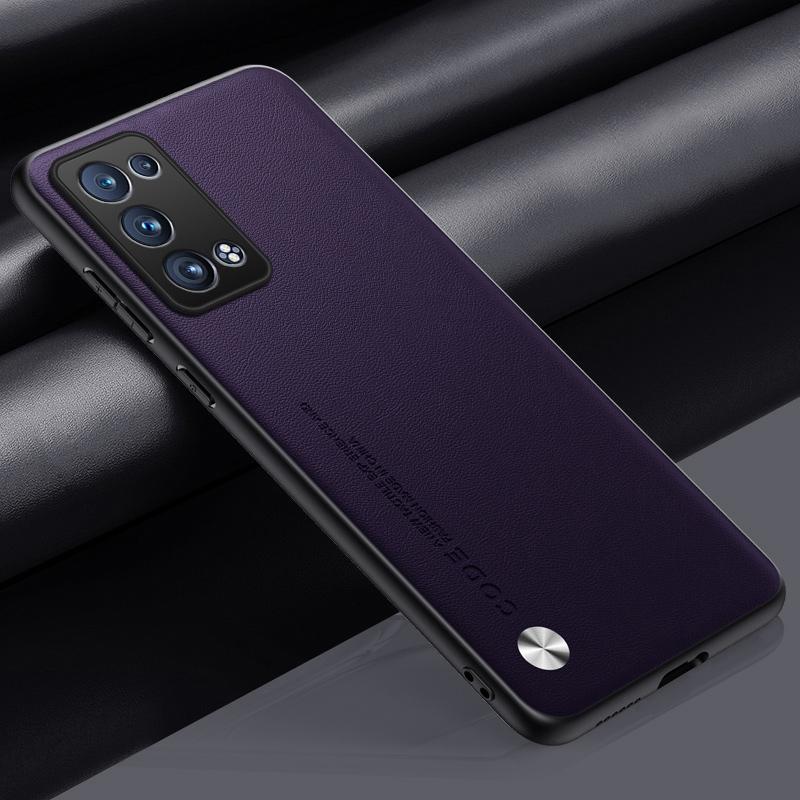 Роскошный чехол из искусственной кожи для OPPO Reno 6 Pro Plus, задняя крышка, матовый силиконовый чехол для телефона с полной защитой для OPPO Reno 6 Pro 5G 6Pro