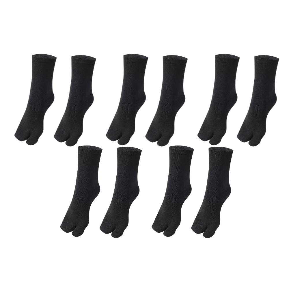 1-5 шт. женские/мужские унисекс сандалии шлепанцы с разрезом два носка японские кимоно носки с двумя пальцами дезодорирующие дышащие длинные носки