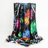 90 * 90cm New Silk Scarf Women'S Spring And Summer Decorative Scarf Sunscreen Travel Shawl Autumn And Winter Scarf Thin Edition