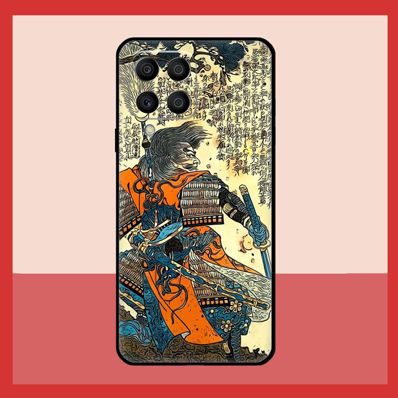 Маска самурая Чехол с демоном Для Samsung Galaxy M56 M12 M06 M32 M52 M35 M55 M15 M11 M13 M14 M16 M36 M31 M53 M34 M54