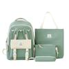 TS JYL laptop bag,Wholesale 4 Sets Backpack 2024 Canvas Backpack Student Shoulder Bag
