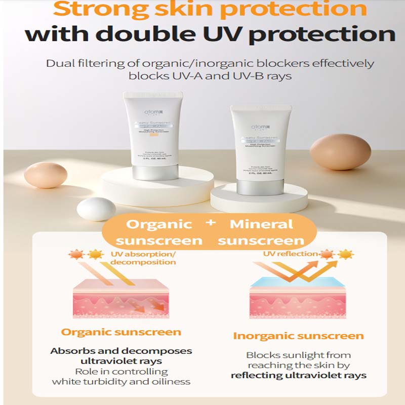 Atomy Солнцезащитный крем White - SPF 50+ PA+++, широкий спектр защиты от УФ-излучения, легкий и нежирный, 60 мл