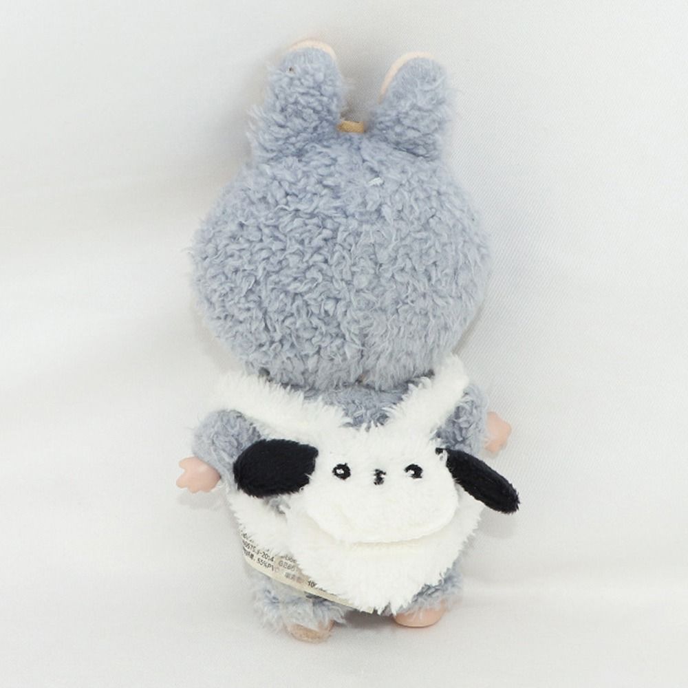 Сделанная вручную 17 см сумка Labubu, сменная плюшевая кукла, рюкзак, мини-сумка-кукла, подарки на день рождения