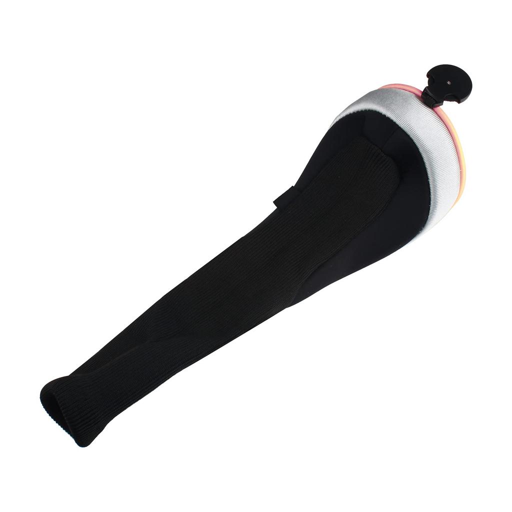 Andux Long Neck Golf Hybrid Club Headcovers with Interchangeable Numbered Set of Tags, 4, CTMT-02 (Pink)