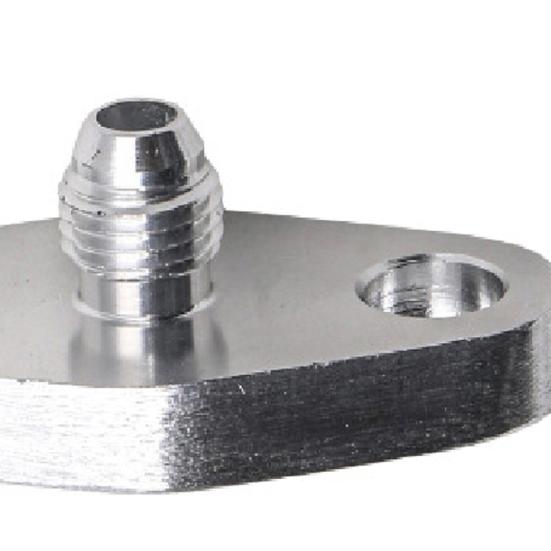 Flange Adapter Stable Wear Resistant Aluminium Alloy Turbo Oil Feed Line Flange Gasket Kit for T3 T4 T04E GT42