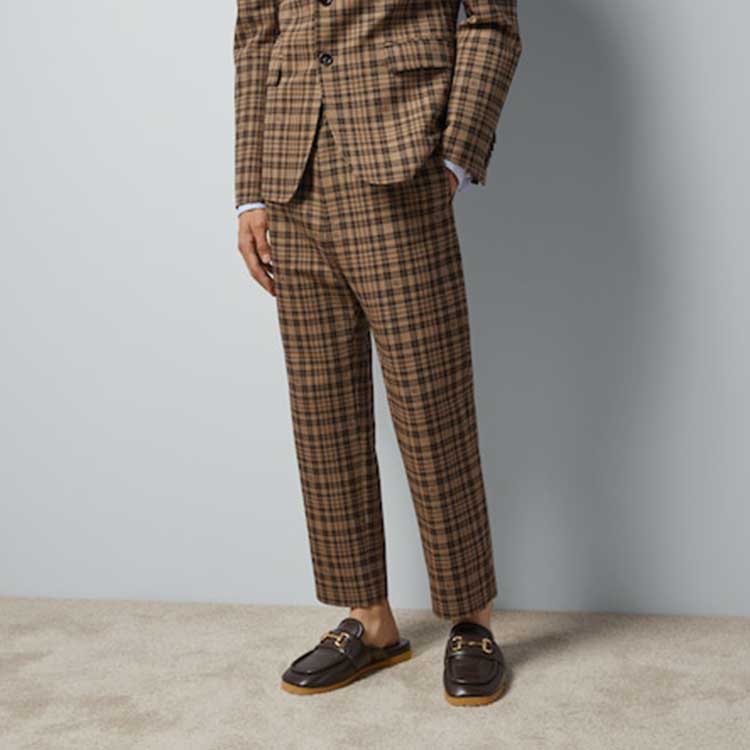 GUCCI SS24 Casual Pants Men's Brown 770688-ZAOWN-2337