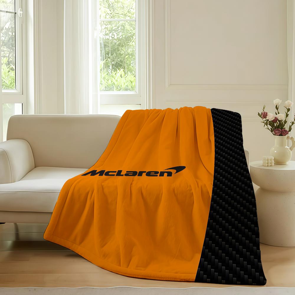 Модный принт M-Mc LarenES Плед для дивана, офиса, кровати, самолета, путешествий, сна, чтения, отдыха, кемпинга. Мягкий и теплый