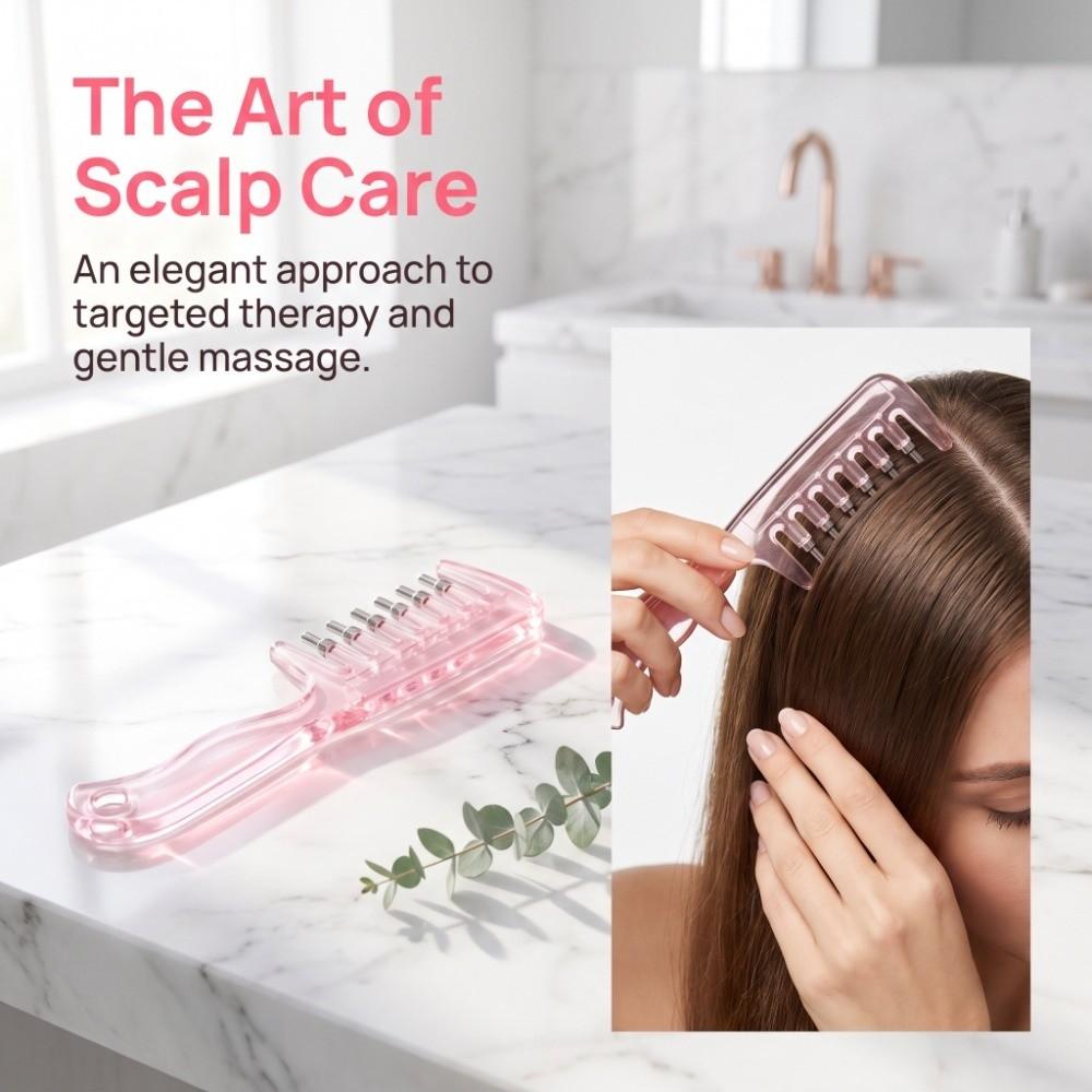 Hair Care Hair Firming Applicator Anti-Frizz Massage Guide Liquid Comb Women