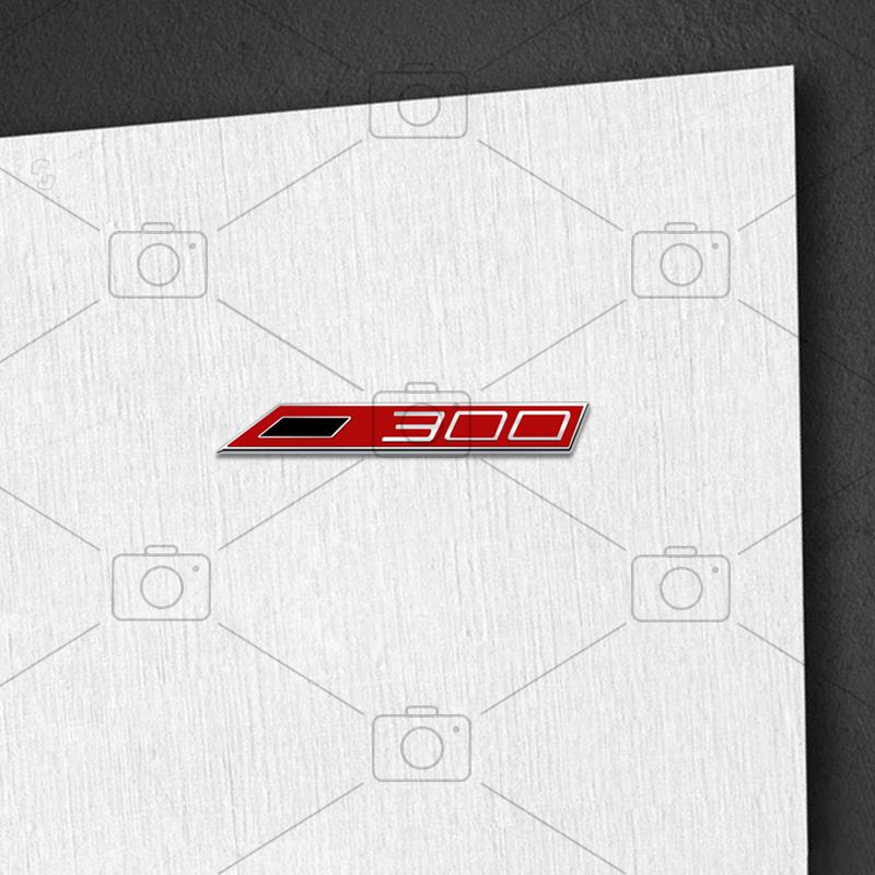 hbzh3 Car Metal Body 300 Race Flag Logo Decals Grille Badge Trunk Emblems Sticker For Seat ARONA Leon Ibiza Born Tarraco Accessories