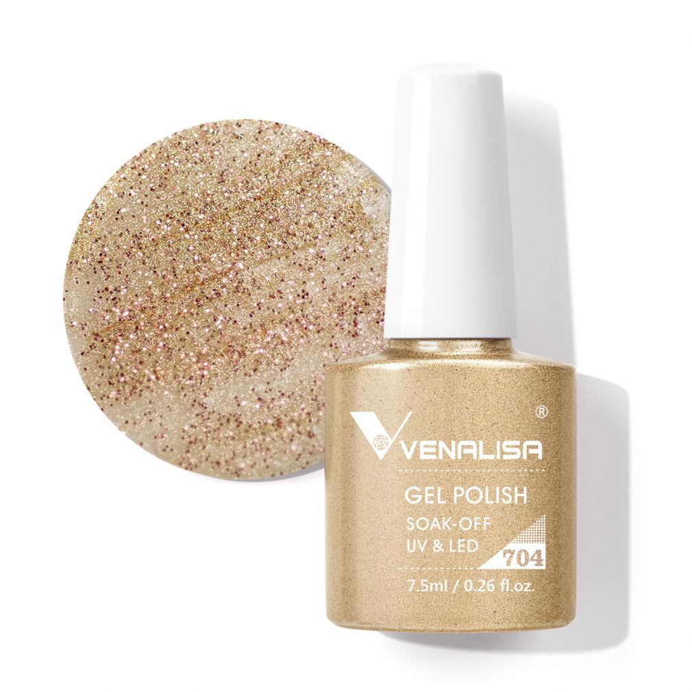 Venalisa 7,5 мл гель-лак для ногтей с блестками цветной гель-лак Soak Off UV LED 60 цветов на выбор