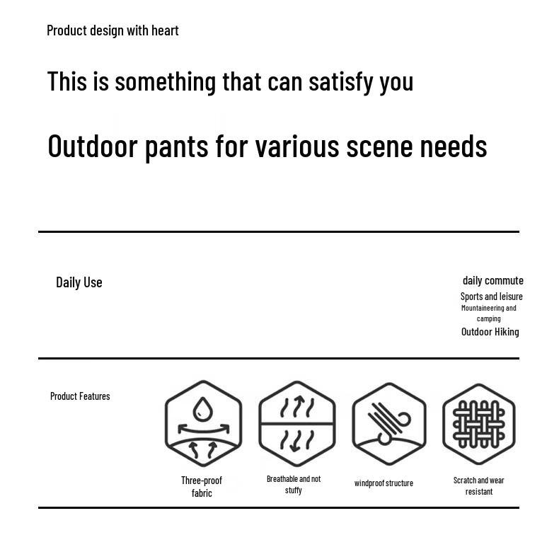 Men's Loose Fit Quick-Dry Woven Straight-Leg Sport Pants