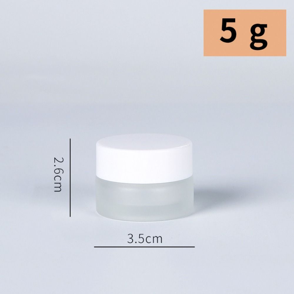 Серебряные/Золотые/Черные/Белые Баночки для крема для лица Пустая баночка для макияжа Косметический контейнер
