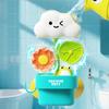 Выдвижная игрушка для ванны с распылителем воды и вращающимися колесами, детский набор для душа с прочной присоской, веселая игрушка-лейка для малышей