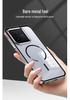Aluminum Alloy Snap-Button Phone Case with Magnetic Back for iQOO 15 Ultra - Ideal for Cross-Border Use