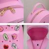 Zippered Kids Schoolbags Waterproof Kindergarten Knapsack Fashion Silicone Backpack  Girls