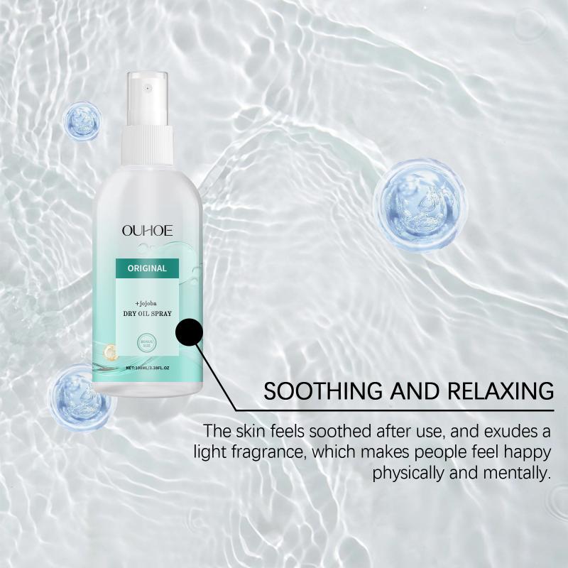 Ultra Moisturizing Body Oil Spray for Dry Skin Gentle Nourishment Lightweight Oil for Relaxing Home Massage Use
