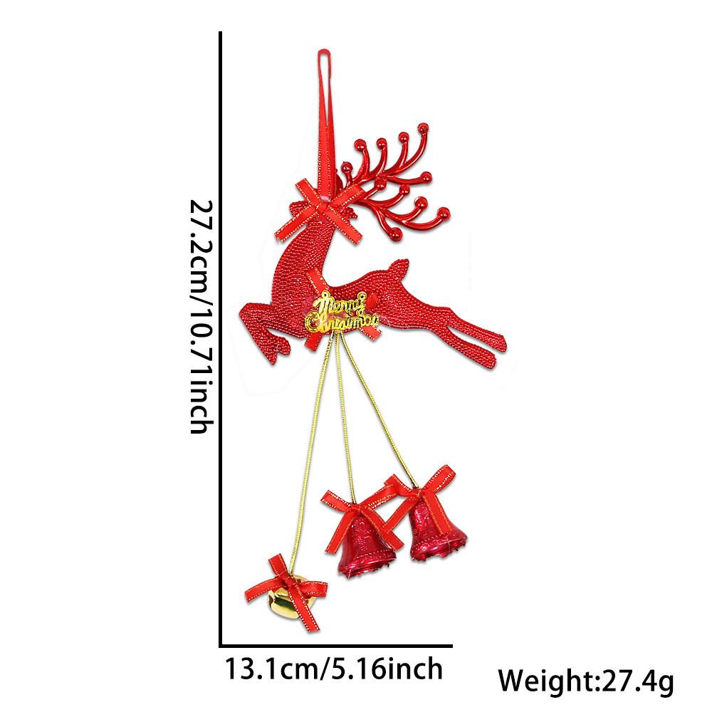 Stylish Holiday Reindeer Hanging Decorations In Gold Red Silver For Christmas Cheer