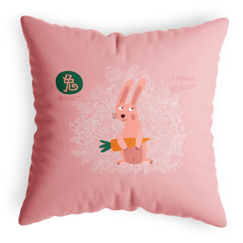 Двенадцать наволочек со знаками зодиака, в китайском стиле, национальный тренд, наволочки, офисные, для классной комнаты, прикроватные, наволочки для автомобиля