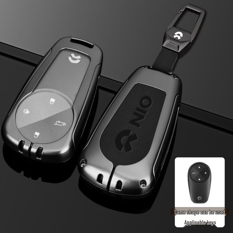 Премиальный чехол для ключа Nio для ET5, ET7, ES7, EC7 - Автомобильный аксессуар высокого класса с мужской застежкой-ракушкой