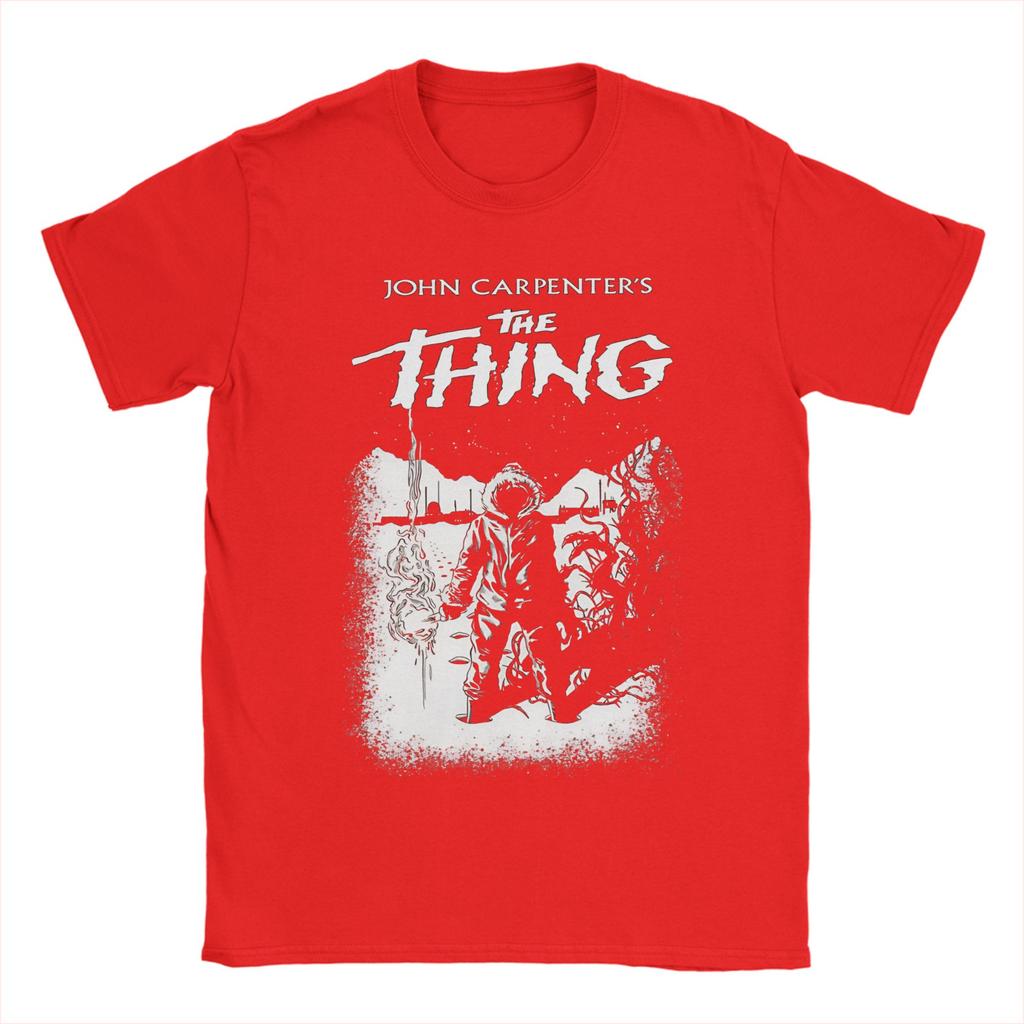 1982 jc The Thing Movie Unisex T Shirts Awesome Tee Shirt Short Sleeve O Neck TShirt Cotton Gift Idea Clothes