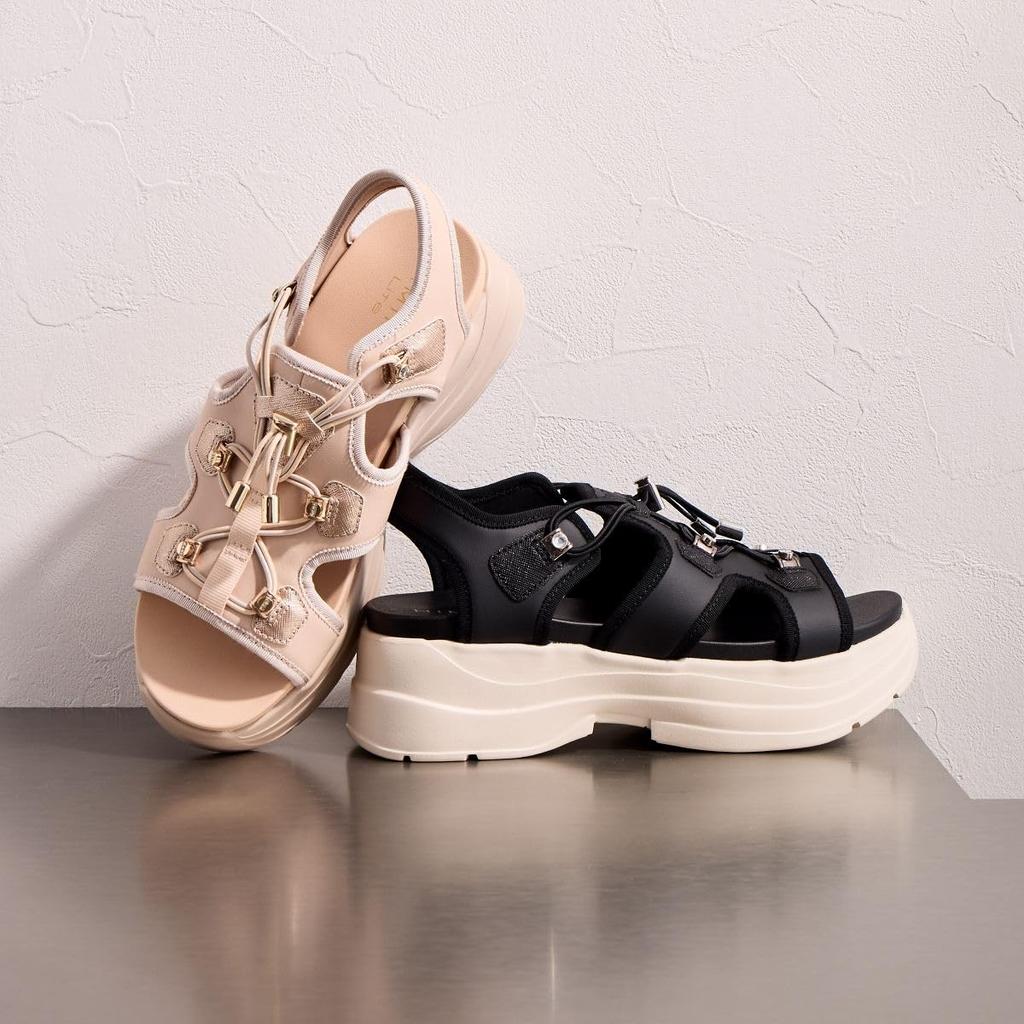 HIMIKO/Himiko/Covered Sports Sandals/657204 Black L